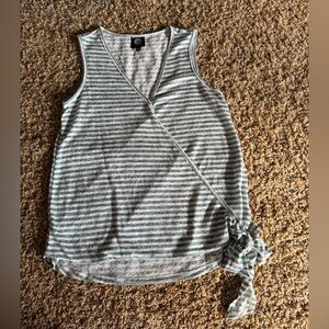 Bobeau striped tank top size medium